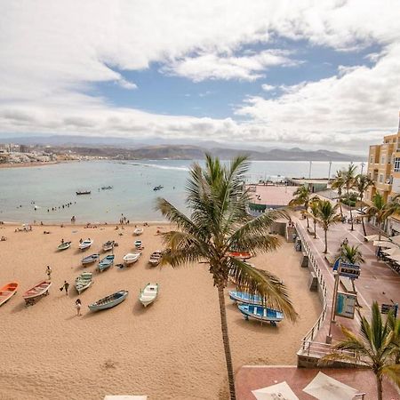 En Primera Linea De La Playa De Las Canteras Vista Al Mar Las Palmas de Gran Canaria Exterior photo