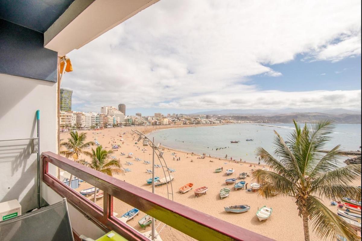 En Primera Linea De La Playa De Las Canteras Vista Al Mar Las Palmas de Gran Canaria Exterior photo