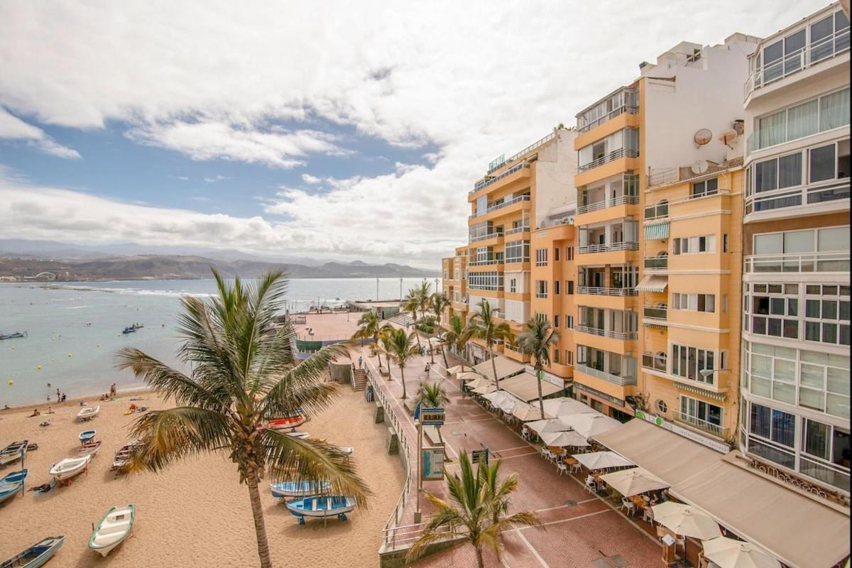 En Primera Linea De La Playa De Las Canteras Vista Al Mar Las Palmas de Gran Canaria Exterior photo