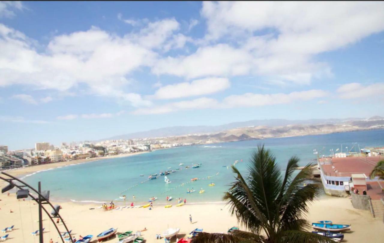 En Primera Linea De La Playa De Las Canteras Vista Al Mar Las Palmas de Gran Canaria Exterior photo