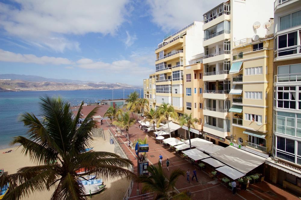 En Primera Linea De La Playa De Las Canteras Vista Al Mar Las Palmas de Gran Canaria Exterior photo